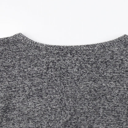 Womens UK Size M Brave Soul Grey Pullover Jumper