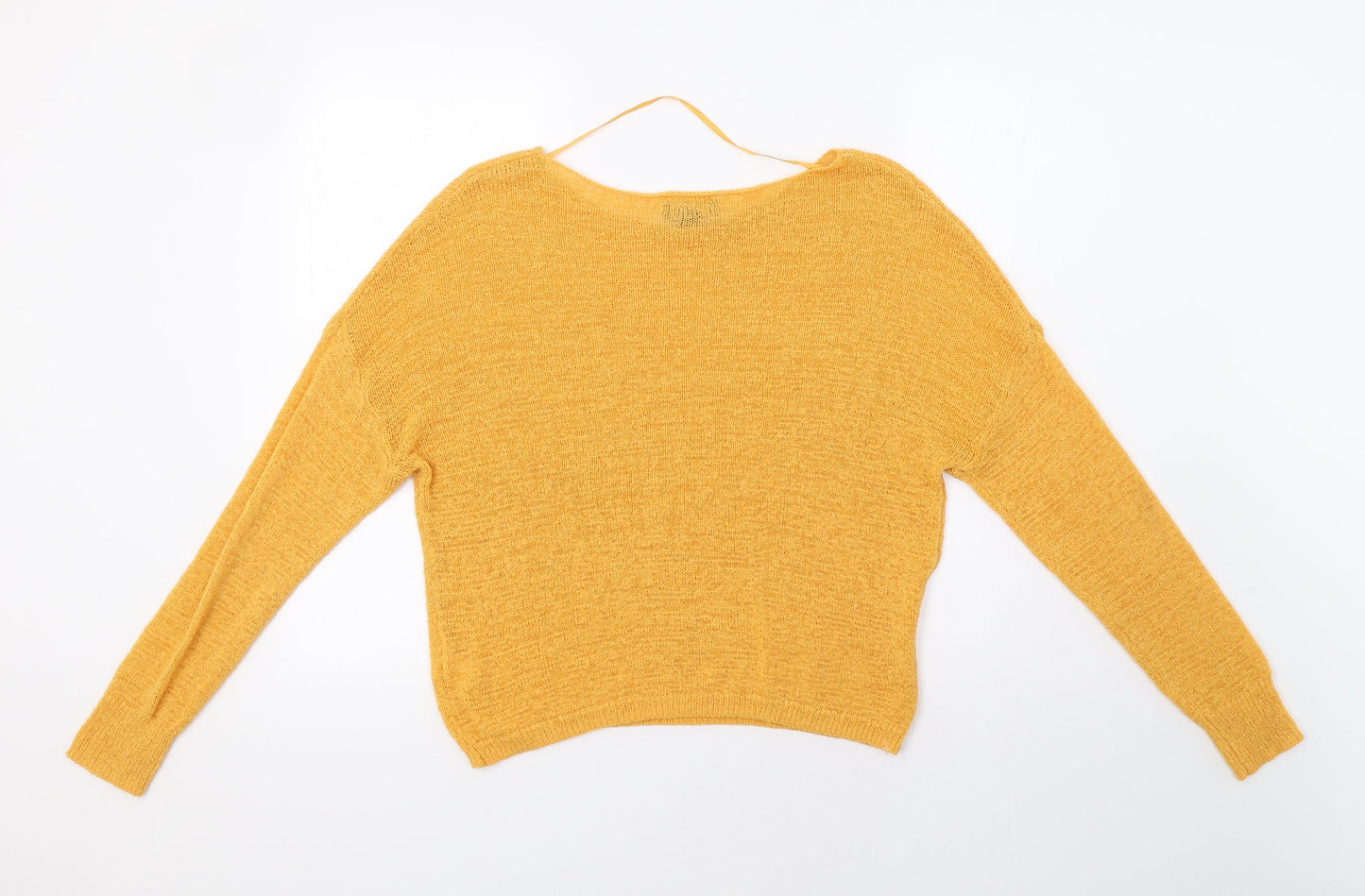 Primark Womens Yellow   Pullover Jumper Size S