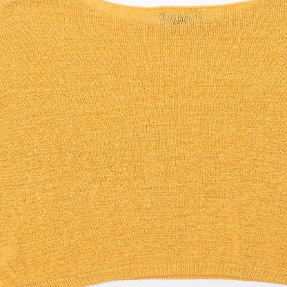 Primark Womens Yellow   Pullover Jumper Size S