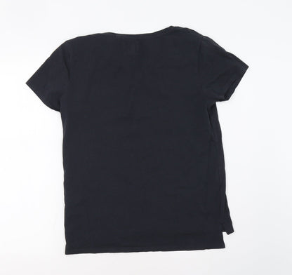 NEXT Womens Black   Basic T-Shirt Size S