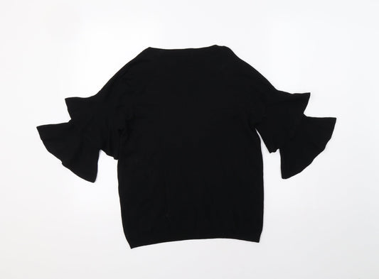 TU Womens Black   Pullover Jumper Size 8