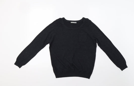 Womens UK Size 12 M&S Grey Pullover Jumper