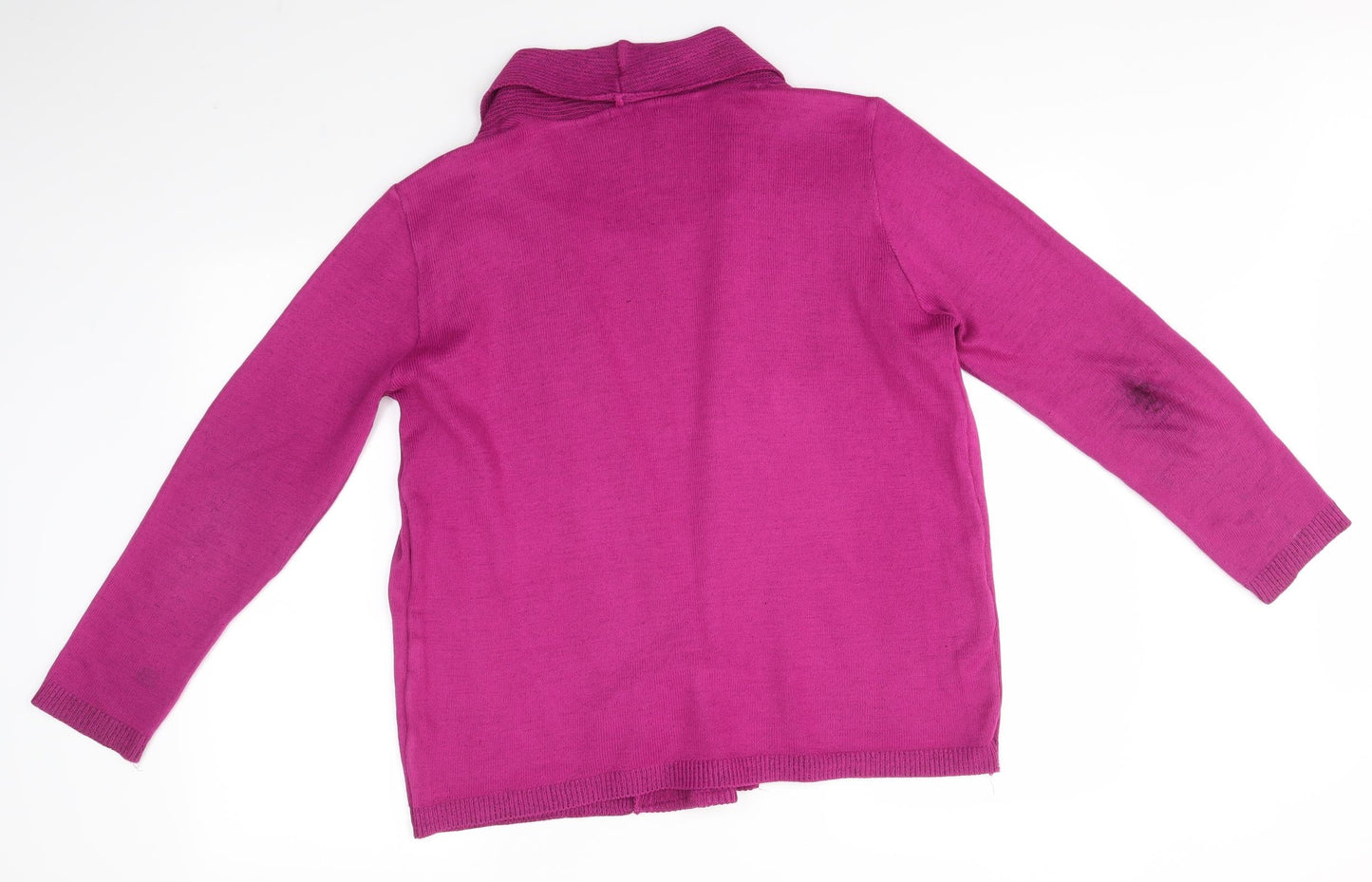 Womens UK Size L Impressions Purple Cardigan Jumper