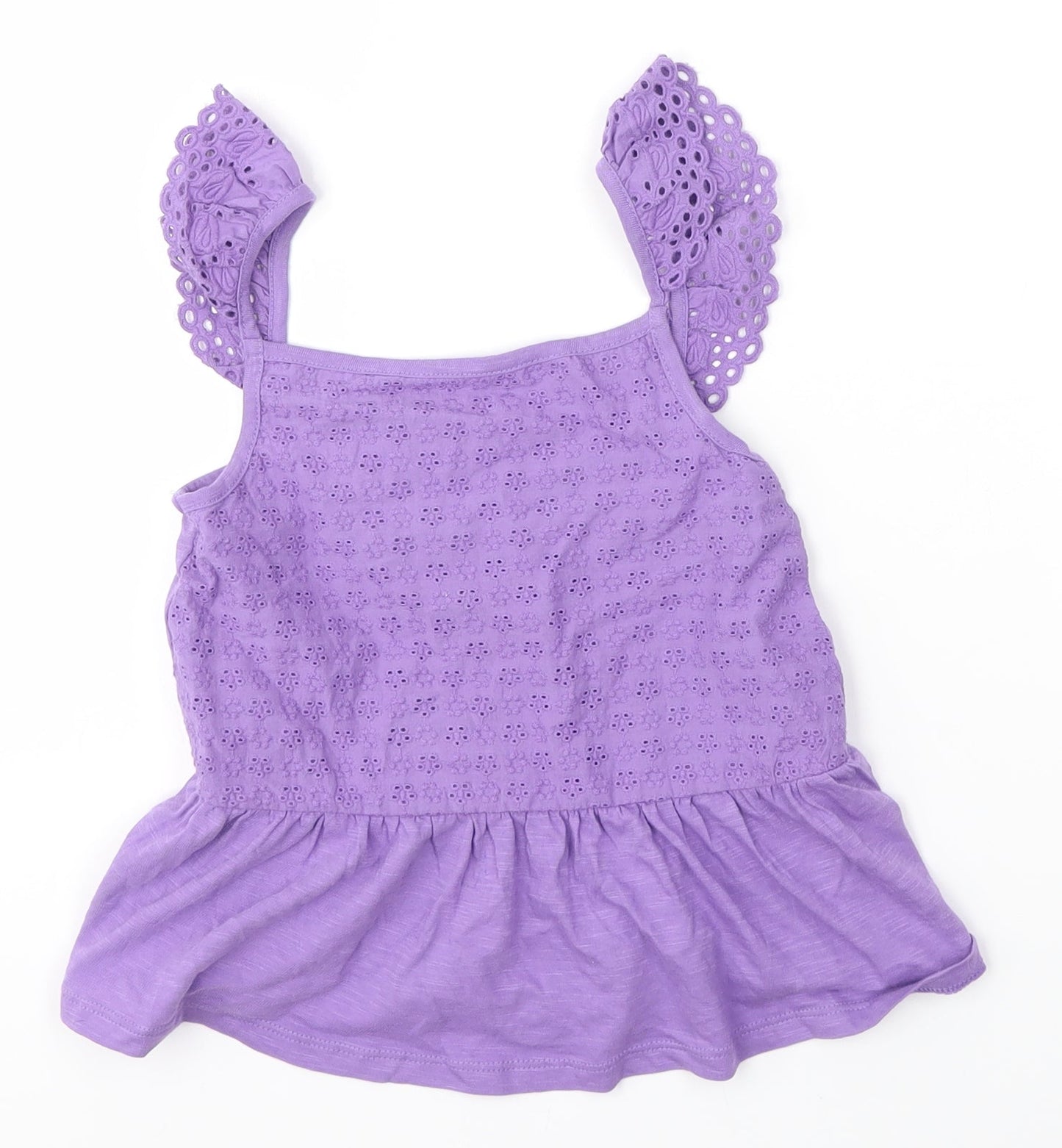 NEXT Girls Purple   Basic Blouse Size 5 Years