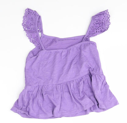 NEXT Girls Purple   Basic Blouse Size 5 Years
