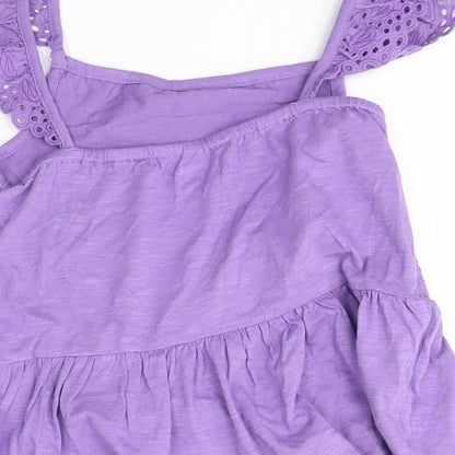 NEXT Girls Purple   Basic Blouse Size 5 Years