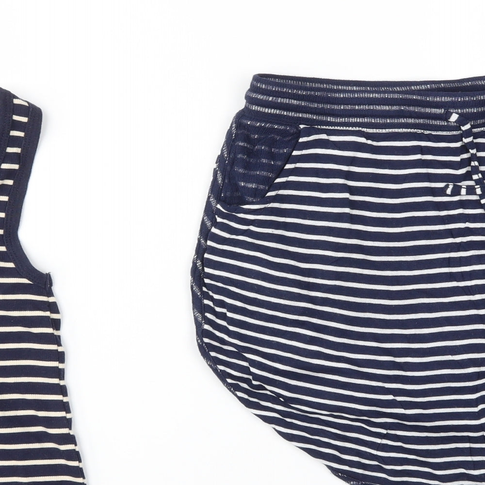 Gap Womens Blue Striped  Mini Skirt Size XS