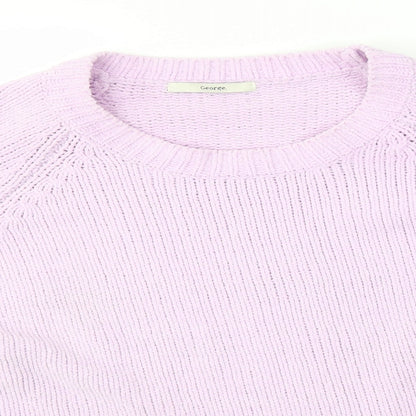 George Womens Purple   Pullover Jumper Size M