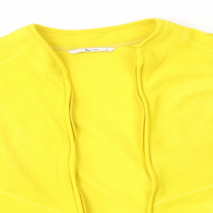 TU Womens Yellow   Full Zip Jumper Size 20