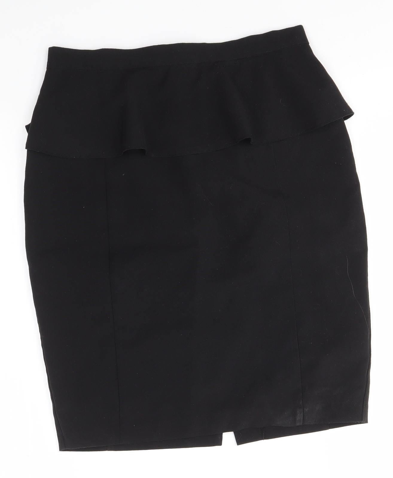 New Look Womens Black   Straight & Pencil Skirt Size 10