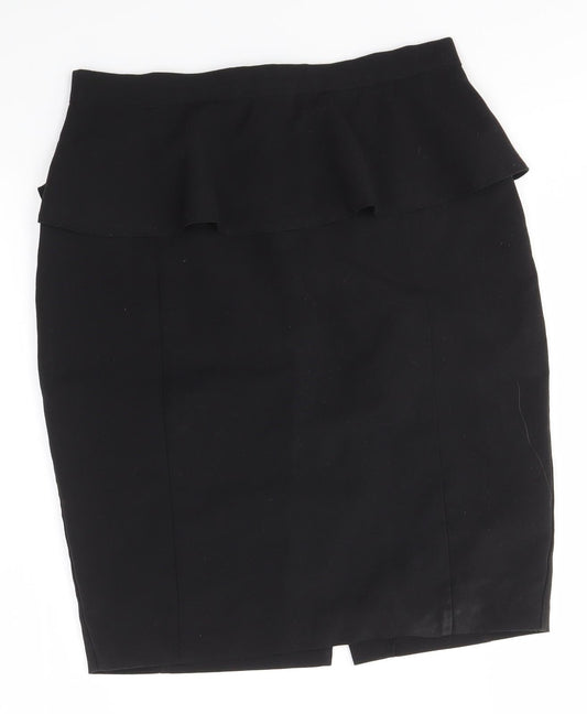 New Look Womens Black   Straight & Pencil Skirt Size 10