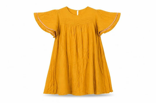 Matalan Girls Yellow   A-Line  Size 9 Years