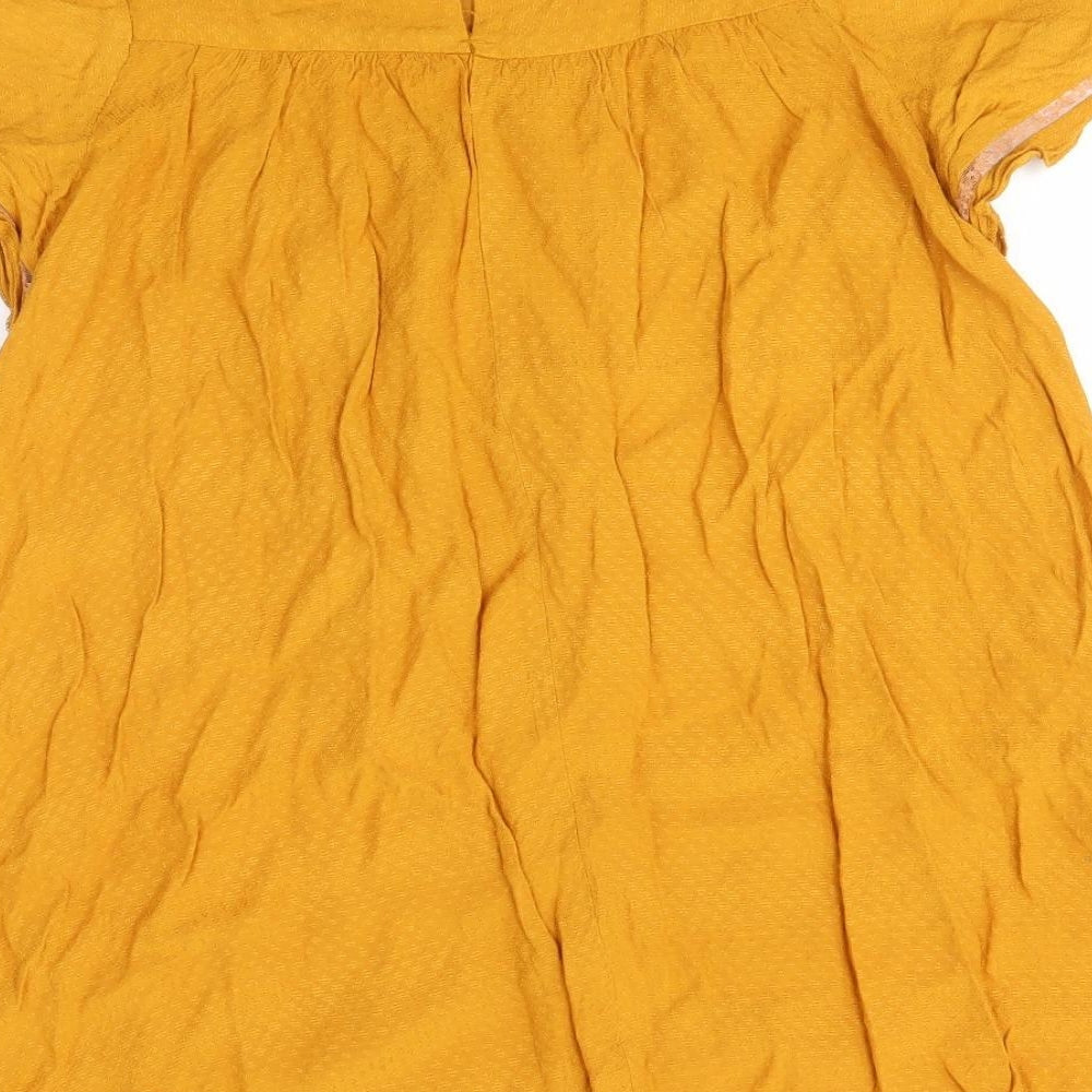 Matalan Girls Yellow   A-Line  Size 9 Years