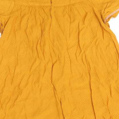 Matalan Girls Yellow   A-Line  Size 9 Years