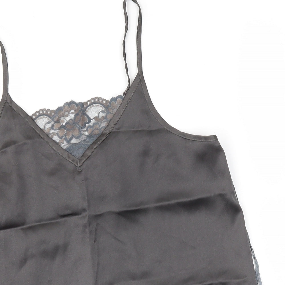 Secret Possesions Womens Grey   Camisole Blouse Size 10