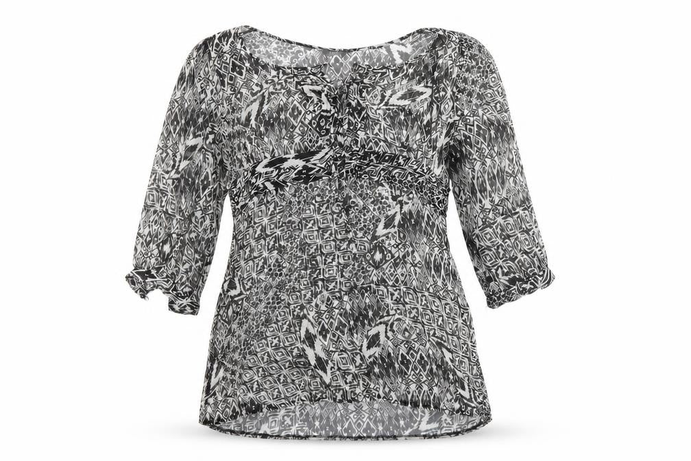 Womens UK Size 12 F&F Multicoloured Basic Blouse