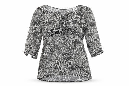 Womens UK Size 12 F&F Multicoloured Basic Blouse