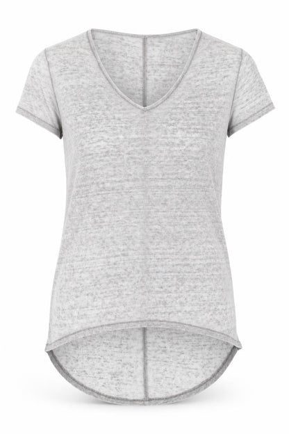 Womens UK Size S H&M Grey Basic T-Shirt