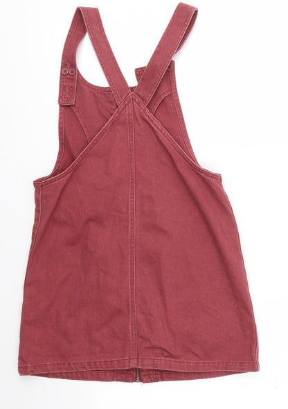 FOREVER 21 Womens Pink   Pinafore/Dungaree Dress  Size M