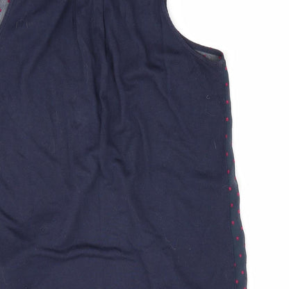 Womens UK Size 6 NEXT Blue Basic Blouse