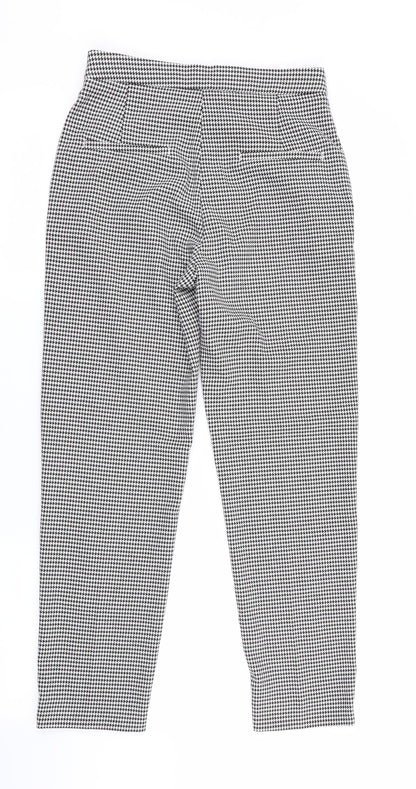 Womens UK Size 6 H&M Regular Fit Capri Black Trousers