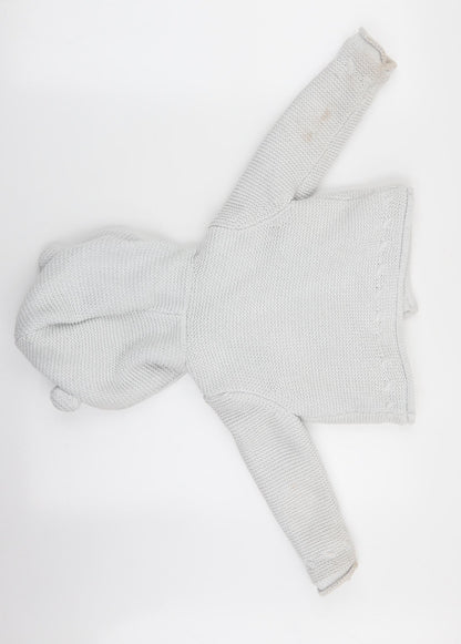 Max Studio  Girls Grey   Cardigan Jumper Size 2-3 Years  - Subtle shimmer effect