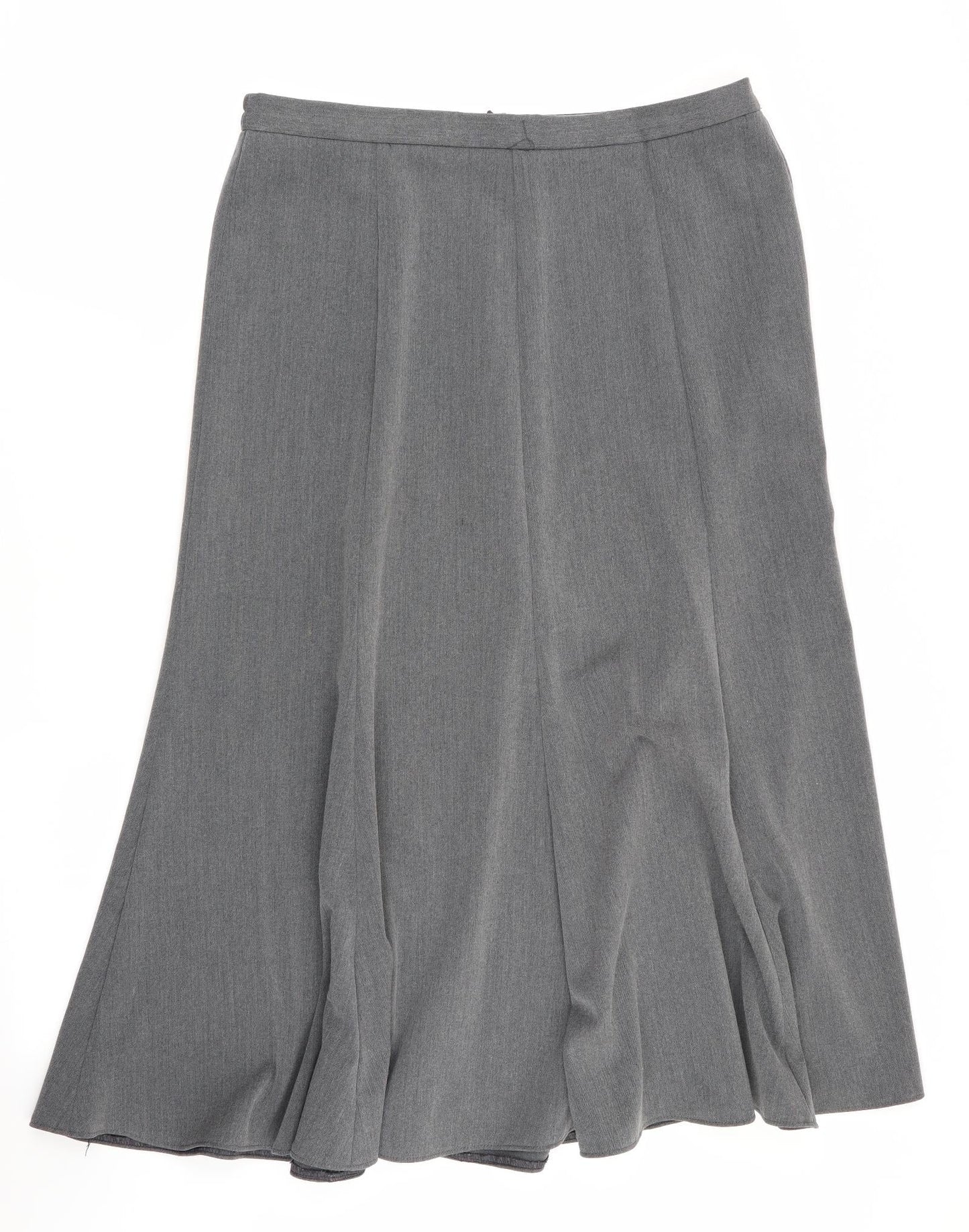 Marble Womens Grey   Flare Skirt Size 14