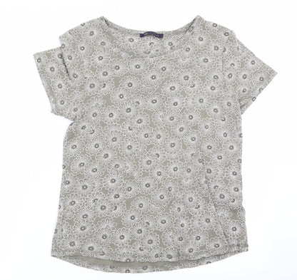 Womens UK Size  Marks and Spencer Green Basic T-Shirt