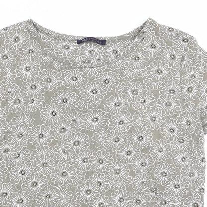 Womens UK Size  Marks and Spencer Green Basic T-Shirt
