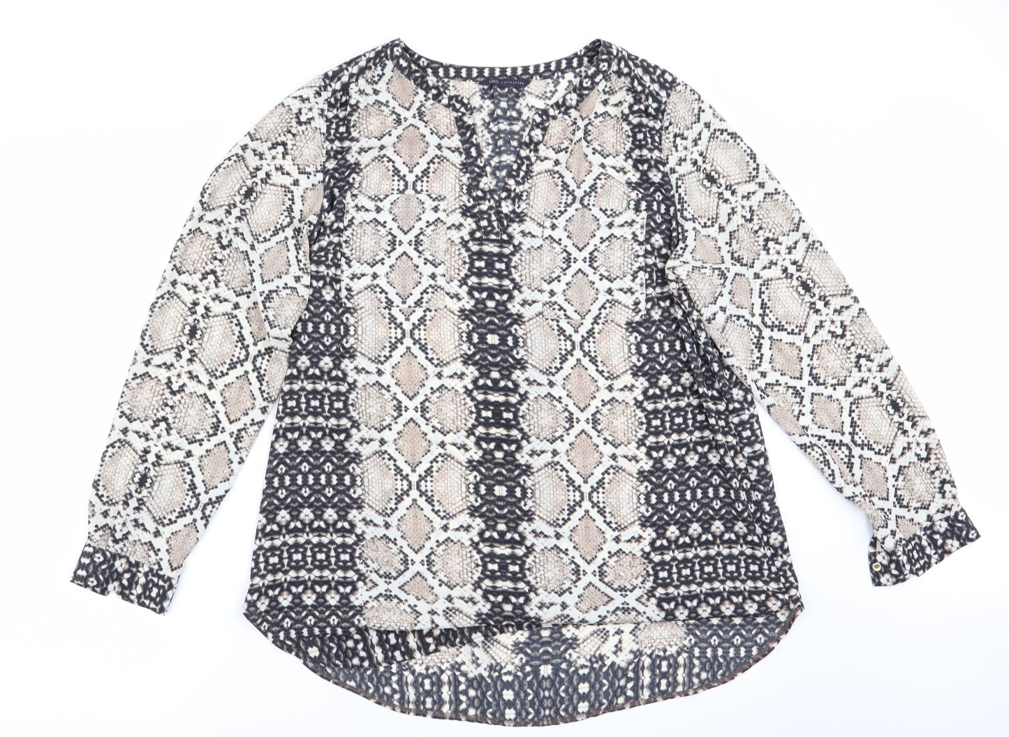Womens UK Size  Marks and Spencer Black Tunic Blouse