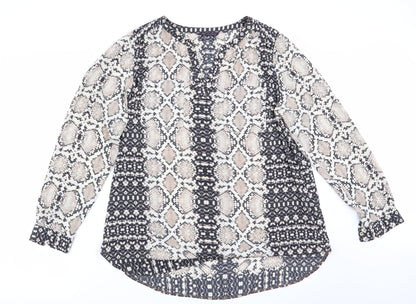 Womens UK Size  Marks and Spencer Black Tunic Blouse