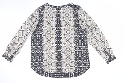 Womens UK Size  Marks and Spencer Black Tunic Blouse