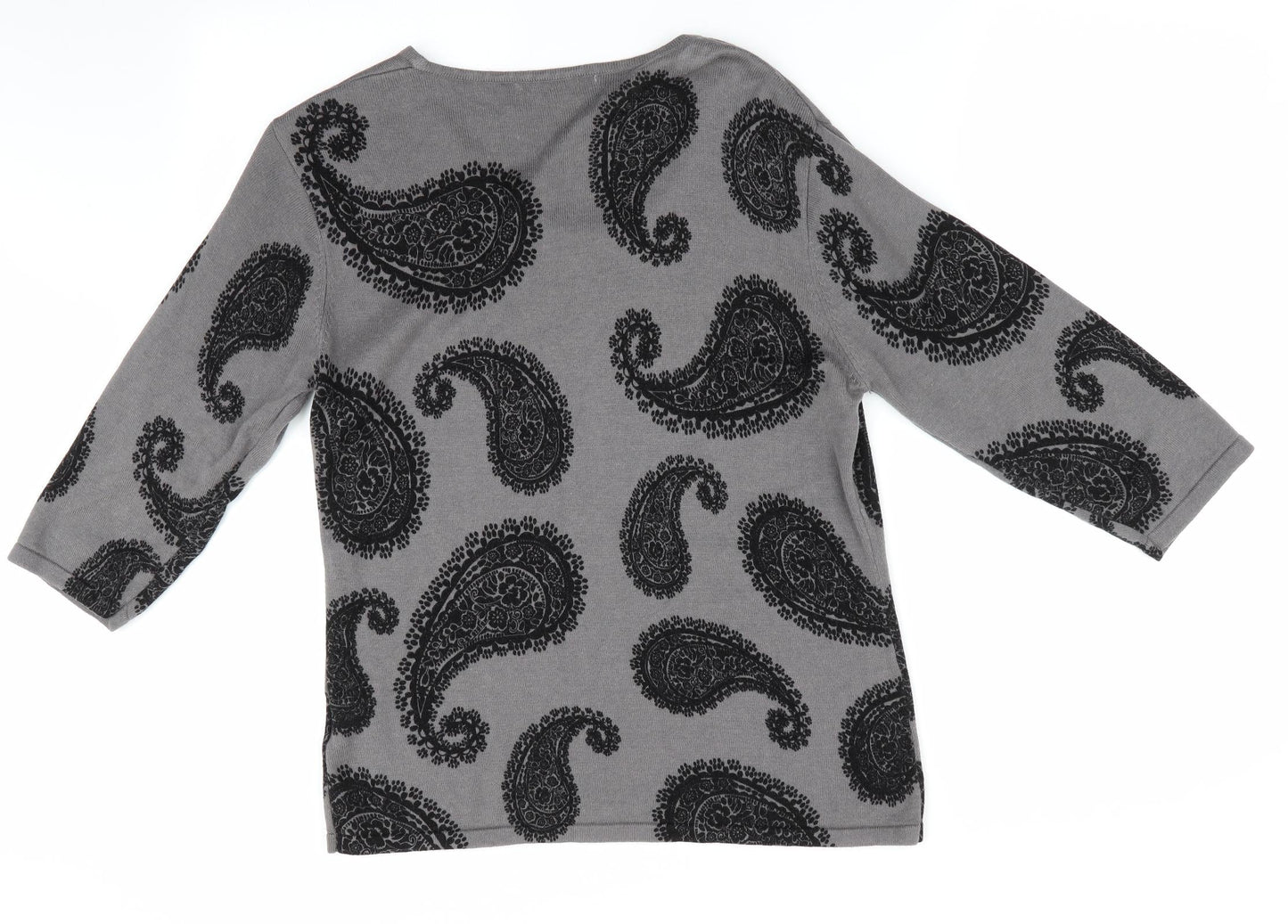 Womens UK Size 16 Emreco Grey Pullover Jumper