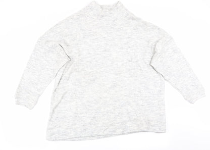 Womens UK Size M New Look Grey Pullover Jumper