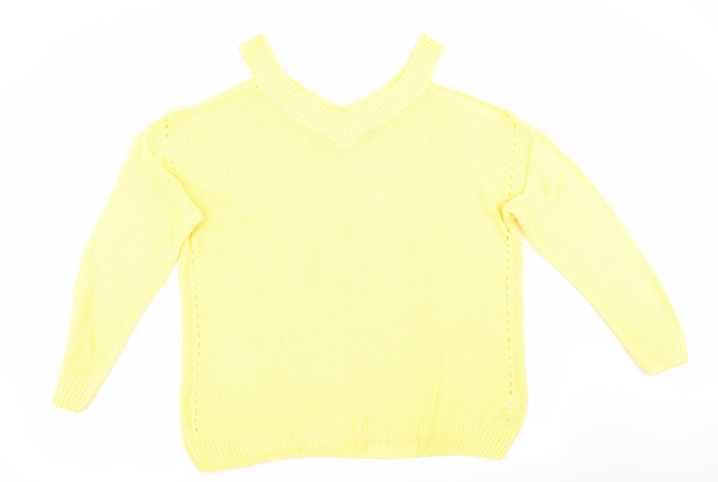 Womens UK Size 14 Florence and Fred Yellow Pullover Jumper