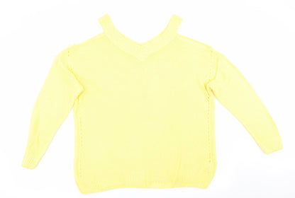 Womens UK Size 14 Florence and Fred Yellow Pullover Jumper