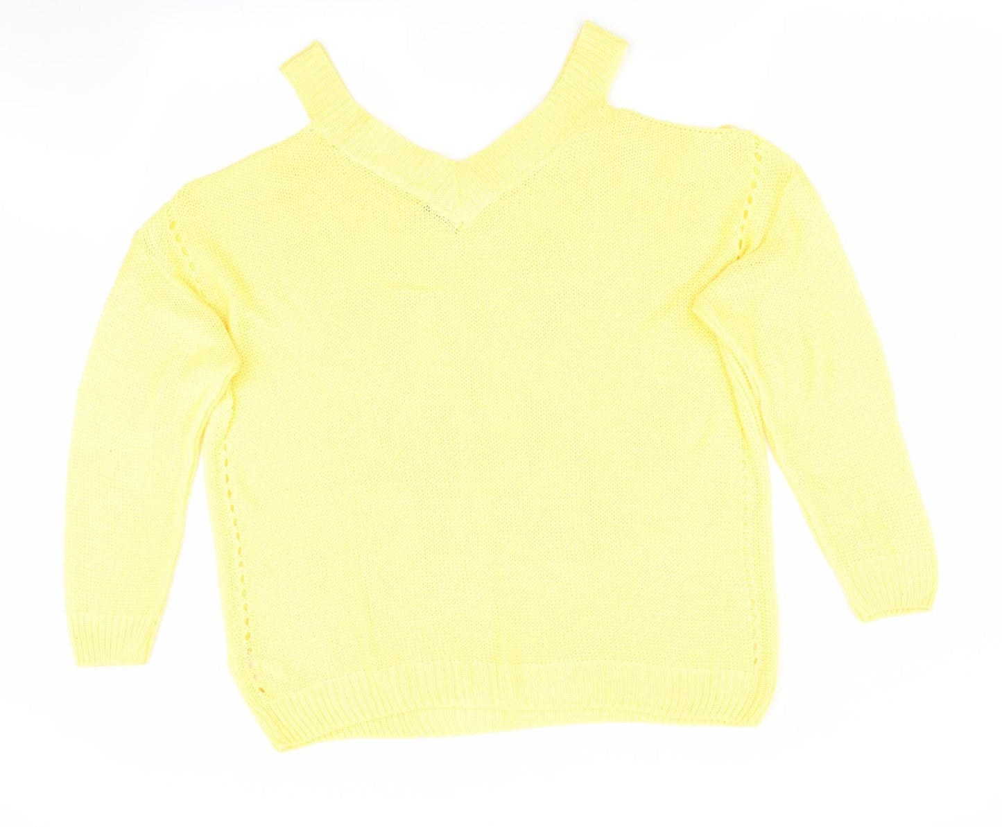 Womens UK Size 14 Florence and Fred Yellow Pullover Jumper