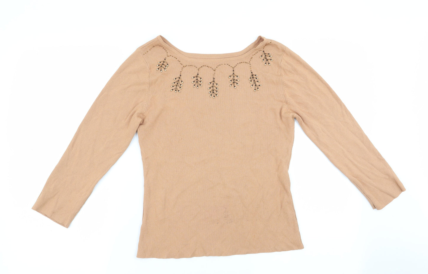 Womens UK Size  Preworn Brown Pullover Jumper