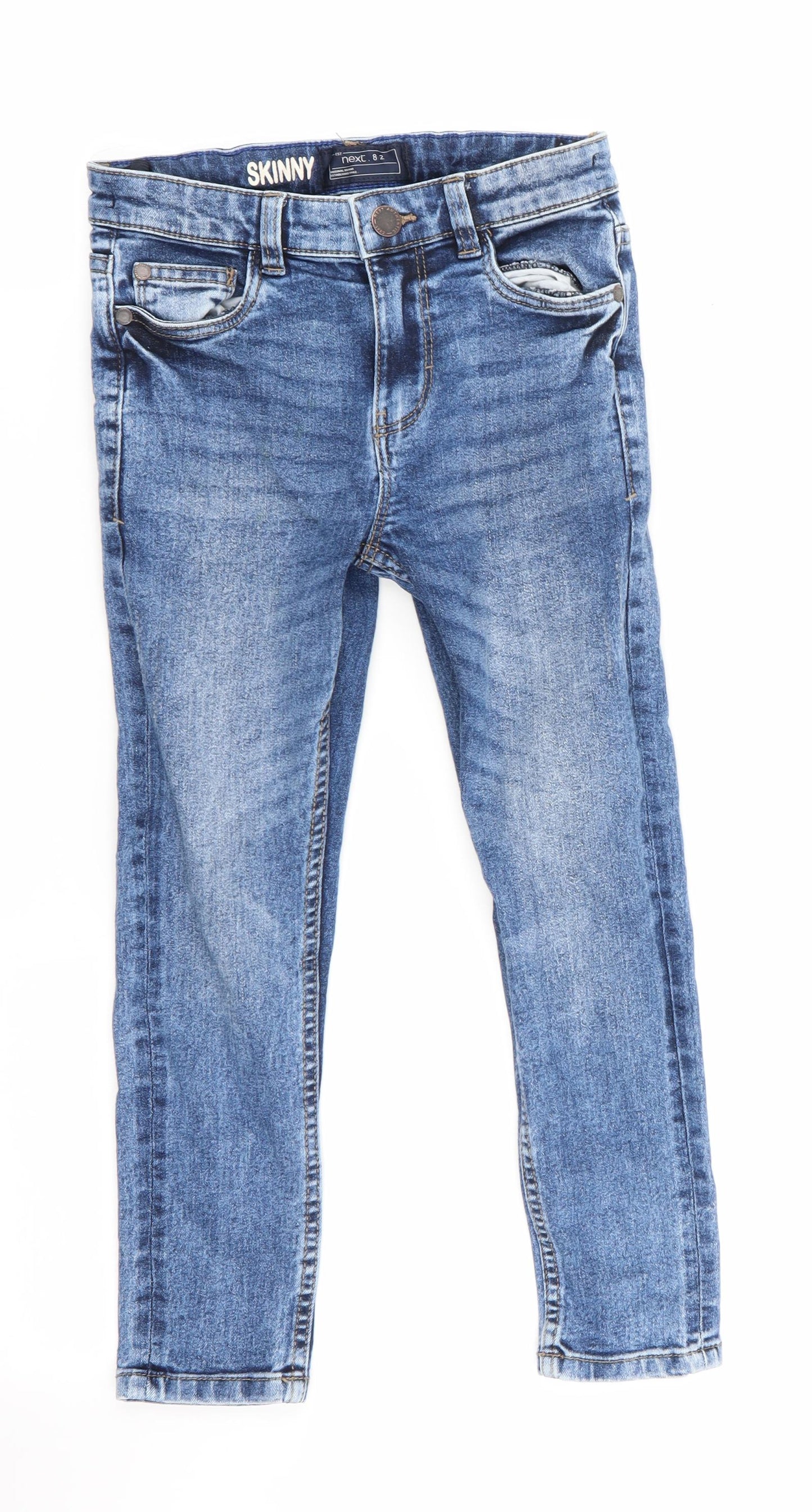 NEXT Girls Blue   Skinny Jeans Size 7 Years