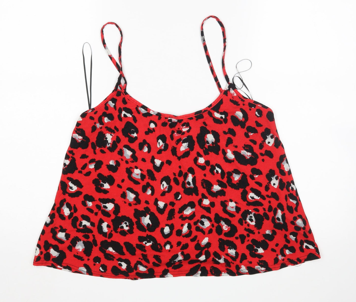 Womens UK Size 14 New Look Red Basic Tank