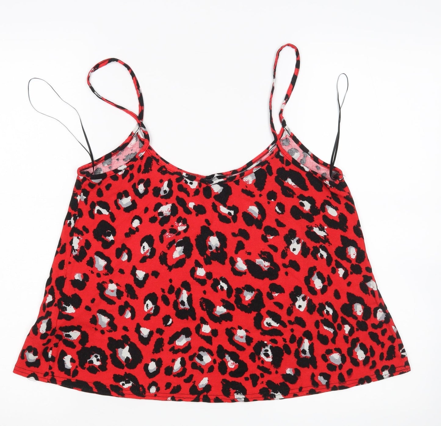 Womens UK Size 14 New Look Red Basic Tank