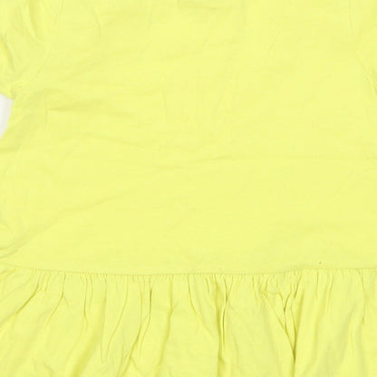 Gap Girls Yellow   T-Shirt Dress  Size 4 Years