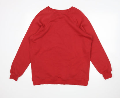 Mens UK Size M NEXT Red Pullover Sweatshirt