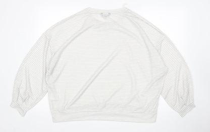 Womens UK Size 20 Peacocks Grey Pullover Jumper