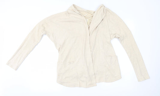 Womens UK Size 8 NEXT Beige Cardigan Jumper
