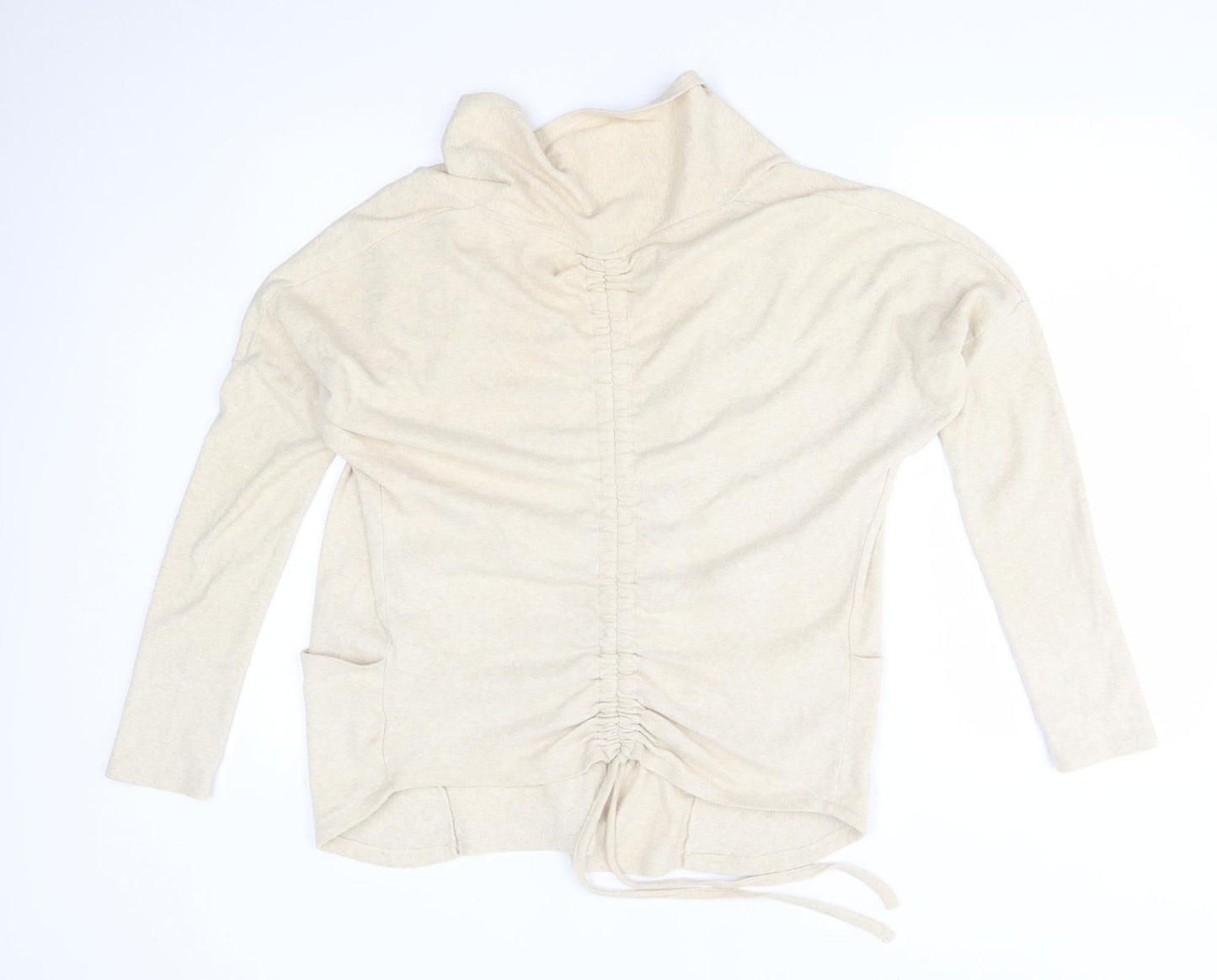 Womens UK Size 8 NEXT Beige Cardigan Jumper