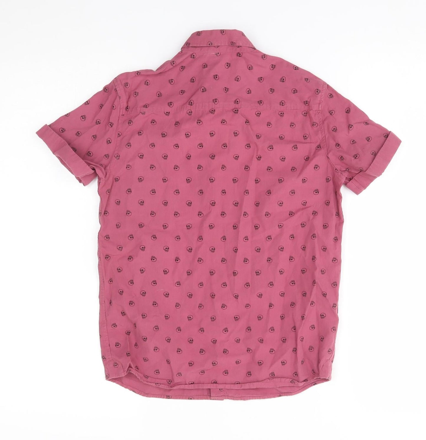 River Island Boys Pink Polka Dot  Basic Button-Up Size 10 Years
