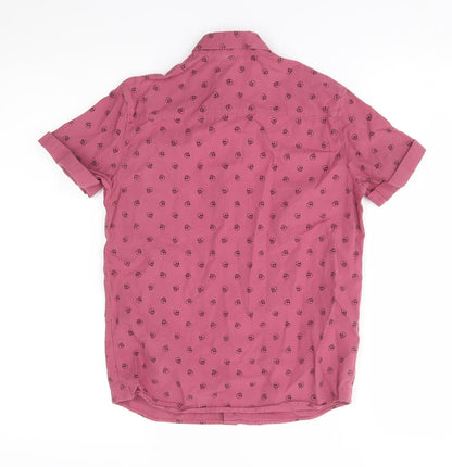 River Island Boys Pink Polka Dot  Basic Button-Up Size 10 Years