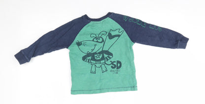 NEXT Boys Green   Basic T-Shirt Size 2-3 Years