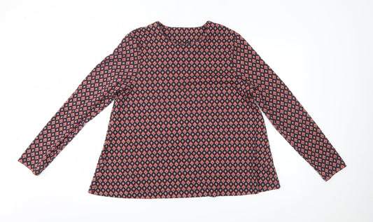 Womens UK Size 16 River Island Orange Pullover Jumper